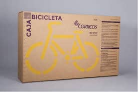 Correos bicycle box for transport.